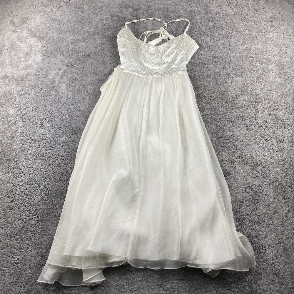 Forever 21 Flare Dress Womens Small White